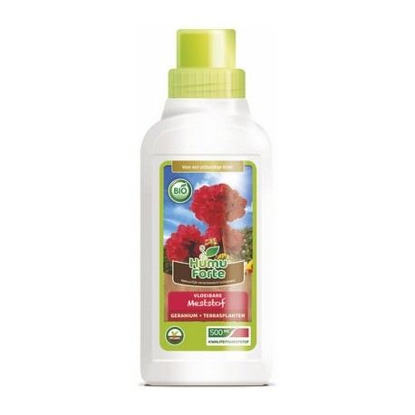 Vloeibare BIO meststof Geranium en bloeiende planten 1 L